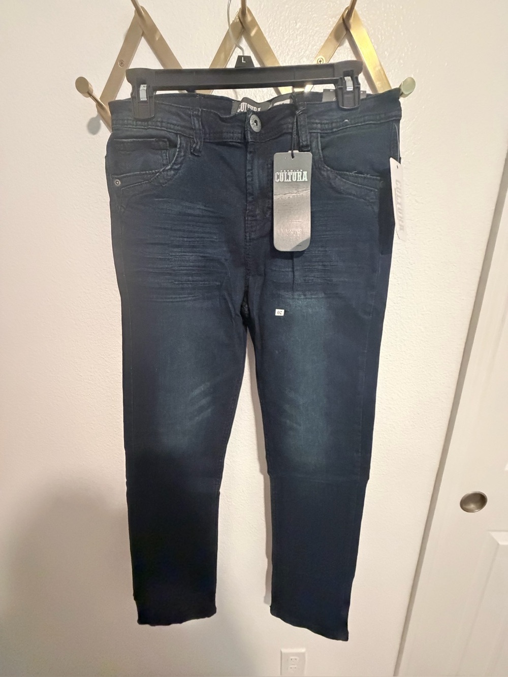 Big Boys Dark Indigo Slim Jeans - Cultura
